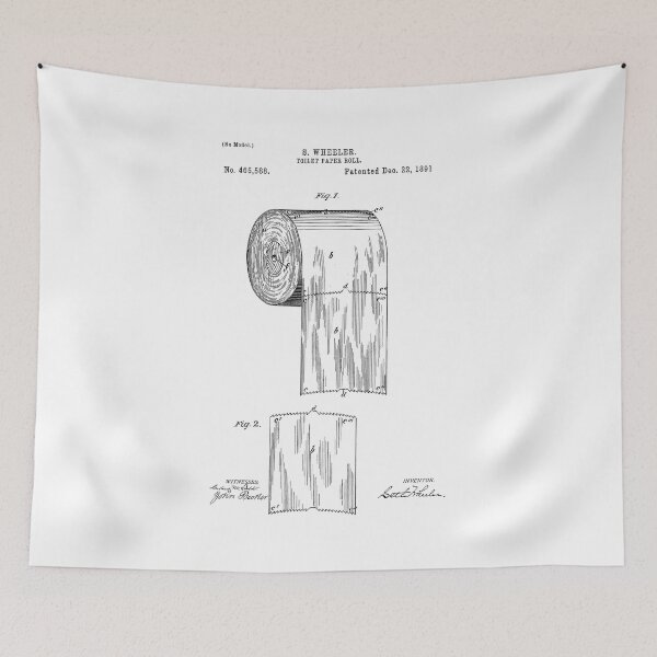 Item preview, Toilet Paper Roll Patent 1891 designed and sold by chris2766.