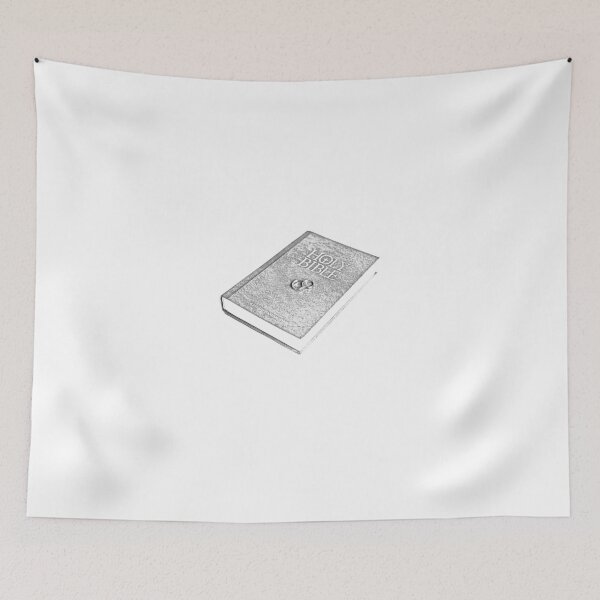 Item preview, Wedding Bible With Wedding Rings designed and sold by Digital Eclectica.