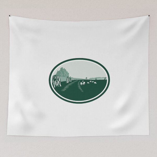 Item preview, Avebury Stone Henge Circle Retro designed and sold by patrimonio.
