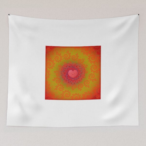 Aperçu de l'œuvre Ethnic Heart Fractal Pattern créée et vendue par Pixie Copley LRPS.