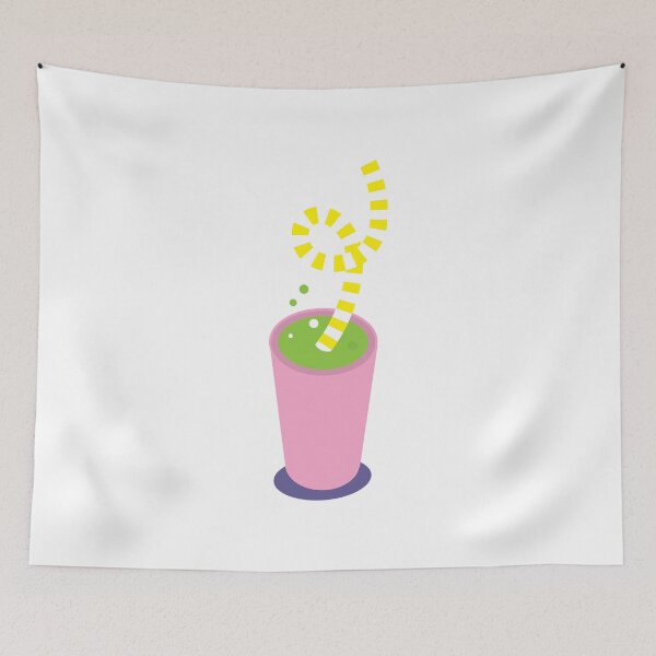 Item preview, Curly straw milkshake designed and sold by jazzydevil.