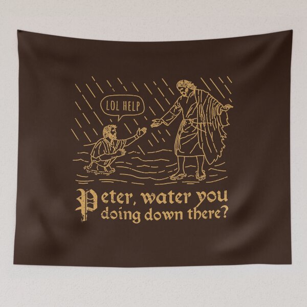 Item preview, Peter Water You Doing Down There Funny Christian Tshirt designed and sold by elijohn23.