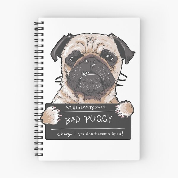 Item preview, sweet pug in jail designed and sold by mi-xo.