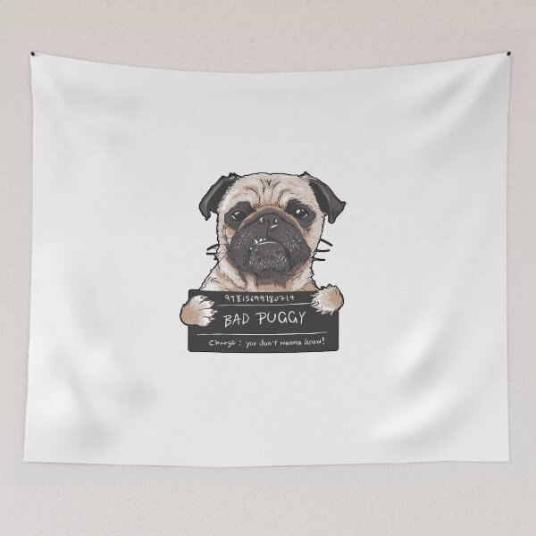 Item preview, sweet pug in jail designed and sold by mi-xo.