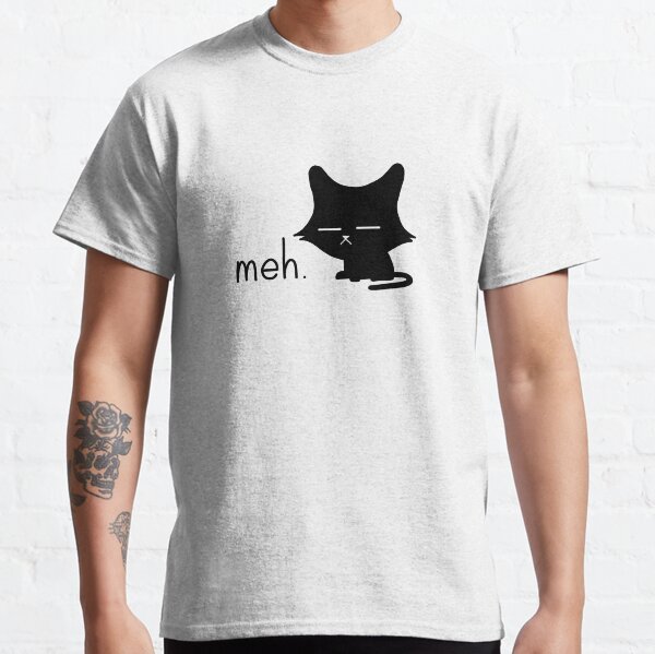 meh cat shirt