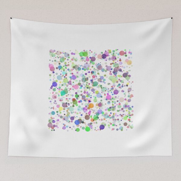 Item preview, Colorful Round Blots Background designed and sold by amovitania.
