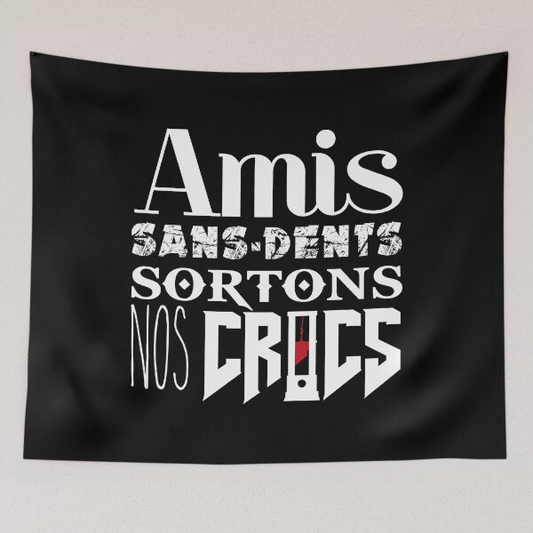Item preview, Amis sans-dents sortons nos crocs designed and sold by Thibaut Bachelier.
