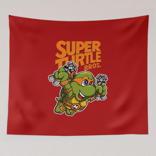 Item preview, Super Turtle Bros - Mikey designed and sold by Punksthetic.