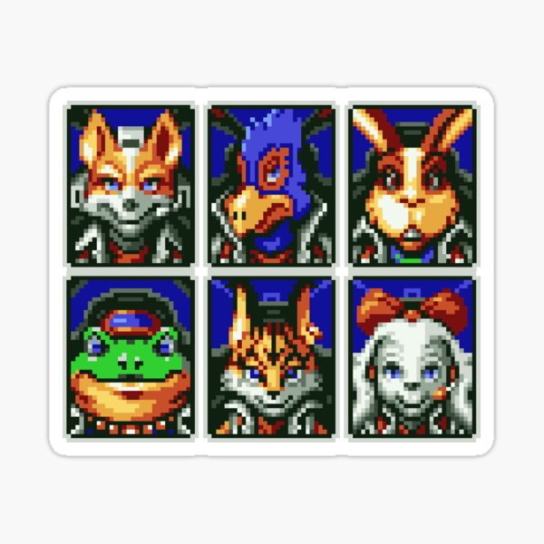 Artikel-Vorschau von Wir sind Star Fox 2! (Gitter horizontal), designt und verkauft von Cyberphile.
