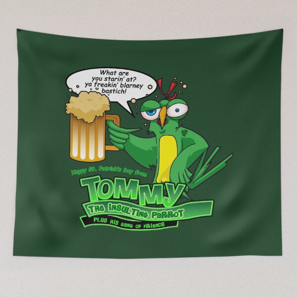 Item preview, Tommy the Inulsting Parrot - Blarney designed and sold by EJTees.
