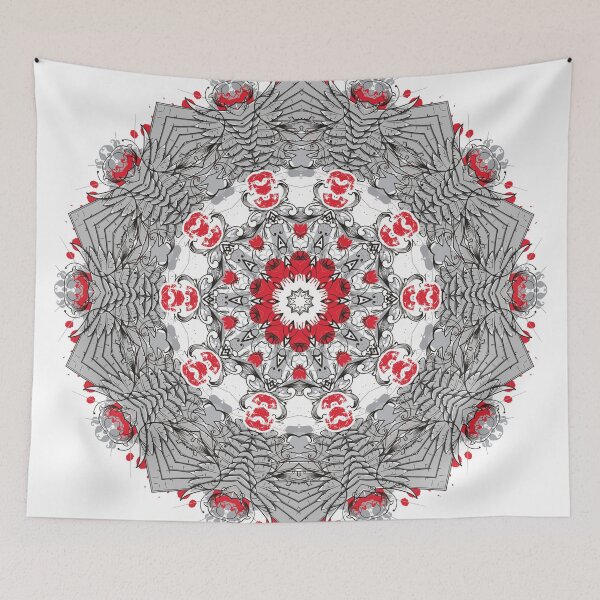 Item preview, Red Black Kaleidoscope designed and sold by fantasytripp.