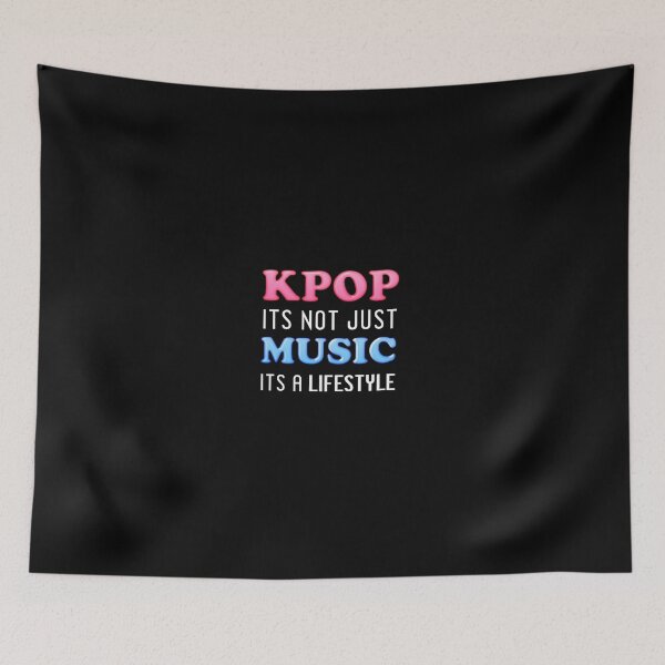 Item preview, KPOP IS A LIFESTYLE - BLACK designed and sold by Kpop Seoul Shop.