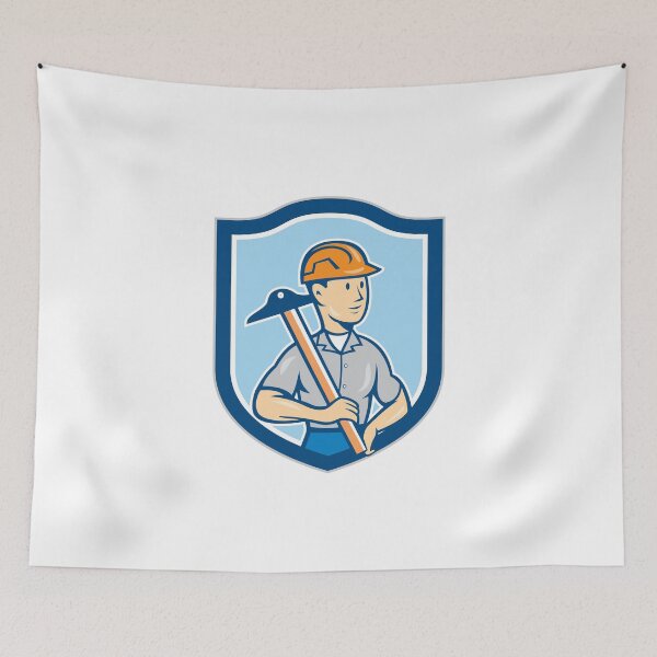 Item preview, Engineer Architect T-Square Shield Cartoon designed and sold by patrimonio.