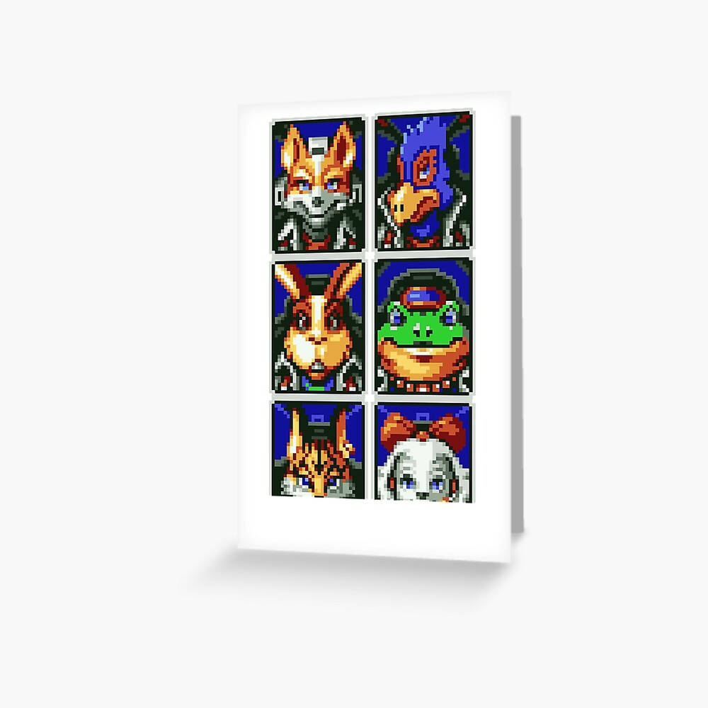 We're Star Fox 64 3D! (Grid) Greeting Card for Sale by Cyberphile