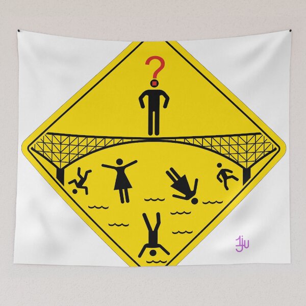 Item preview, Jump Off Bridge Boy designed and sold by onejyoo.