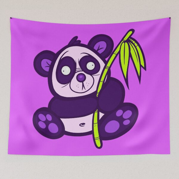 Item preview, Purple Panda designed and sold by artdyslexia.