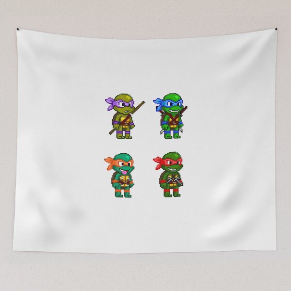 Item preview, Teenage Mutant Ninja Turtles Pixels designed and sold by pixelcadia.