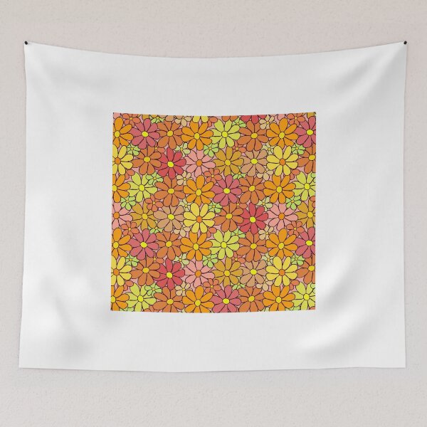 Artikelvorschau, Intensive Colorful Flower Pattern entworfen und verkauft von amovitania.