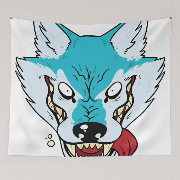 Item preview, Who's Afraid Of The Big Blue Wolf designed and sold by spacecaptain.