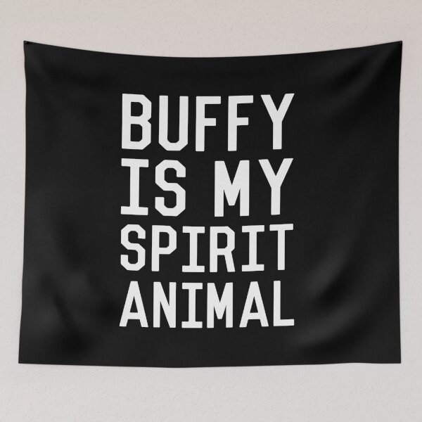 Artikelvorschau, Buffy ist mein Geist Animal_White entworfen und verkauft von kellabell9.