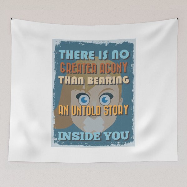 Item preview, Motivational Quote Poster. There is No Greater Agony Than Bearing an Untold Story Inside You. designed and sold by sibgat.