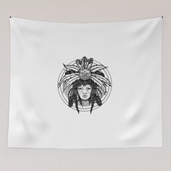 Item preview, american indian girl designed and sold by litedawn.