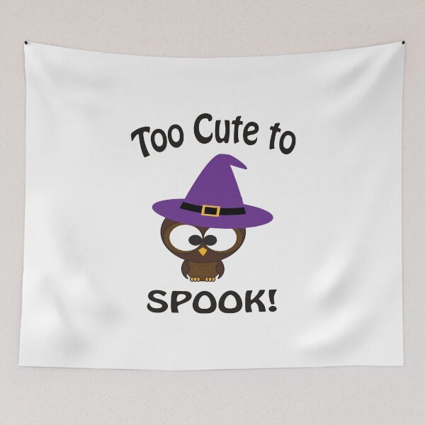 Item preview, Too Cute To Spook Owl Witch designed and sold by Hedgie Designs.