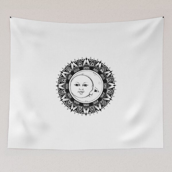 Item preview, sunmoon mandala designed and sold by litedawn.
