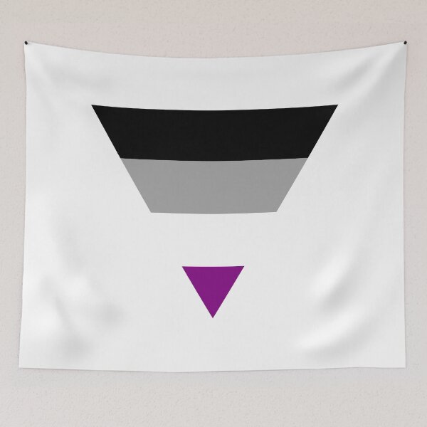 Item preview, Asexual triangle flag designed and sold by Margotte.