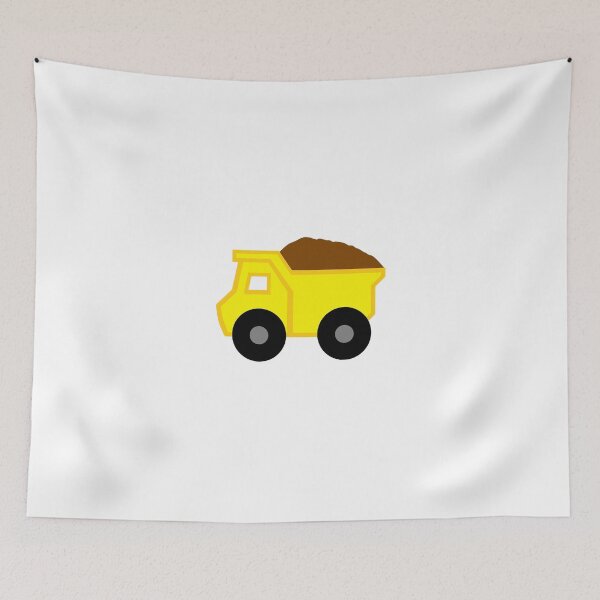 Item preview, Yellow Dump Truck designed and sold by BeachBumFamily.