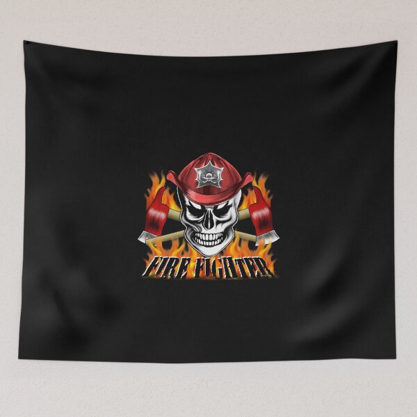 Item preview, Firefighter Skull 4 designed and sold by sdesiata.