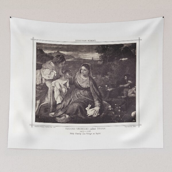 Item preview, HOLLY FAMILY (La Vierge au lapin) designed and sold by Krzyzanowski Art.