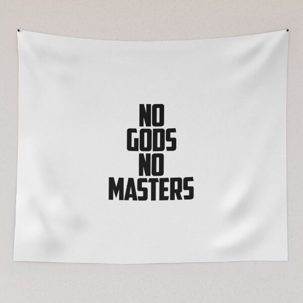 Item preview, NO GODS, NO MASTERS designed and sold by rule30.