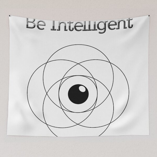 Item preview, Be Intelligent Erudite Eye - Black  designed and sold by MusicandWriting.