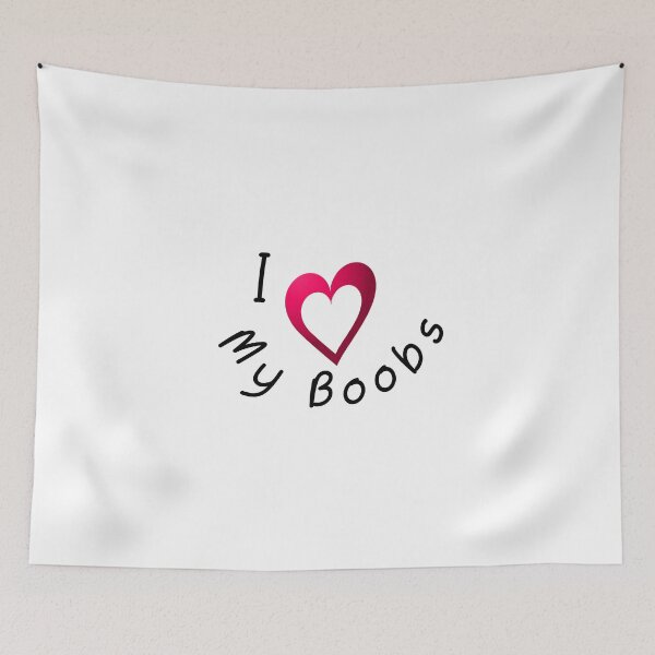 Item preview, I LOVE MY BOOBS (design 2) designed and sold by Divertions.