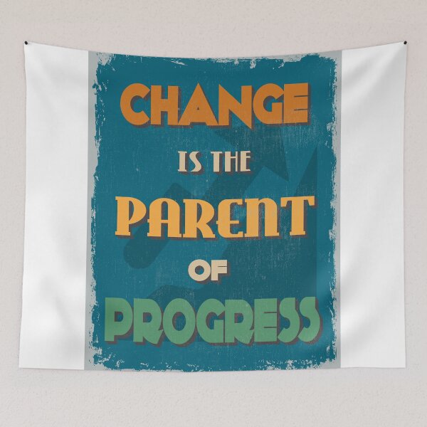 Item preview, Motivational Quote Poster. Change is the Parent of Progress. designed and sold by sibgat.