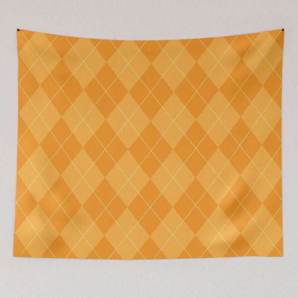 Item preview, Orange Checkered Pattern designed and sold by ArtfulDoodler.