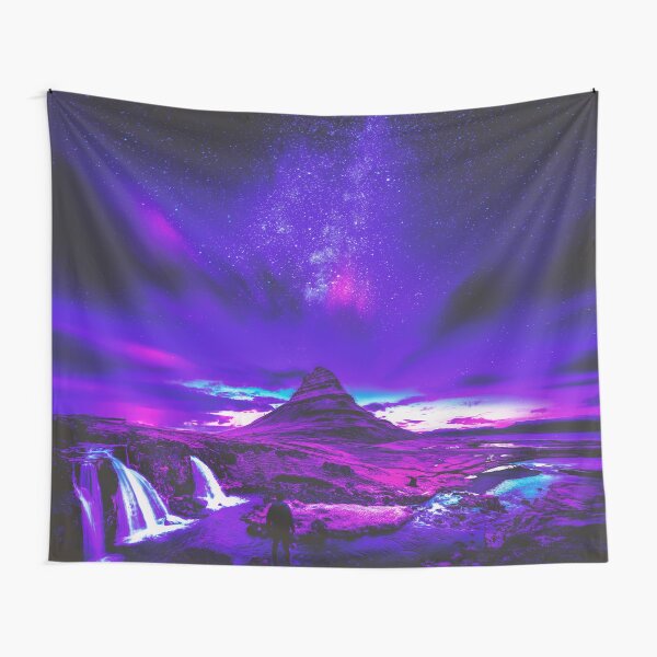 Abstract Fantasy Chillwave Darkwave Tapestry