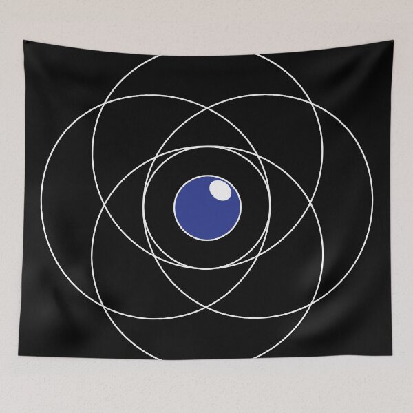 Item preview, Erudite Eye - White & Blue designed and sold by MusicandWriting.