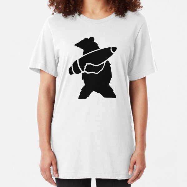 Wojtek The Bear logo Slim Fit T-Shirt