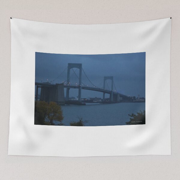 Item preview, Before the Dawn on a Rainy Day at the Throgs Neck Bridge designed and sold by Gilda Axelrod.