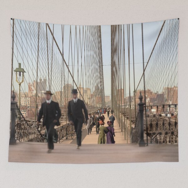 Item preview, Brooklyn Bridge, New York, 1905 — Colorized designed and sold by Sanna Dullaway.