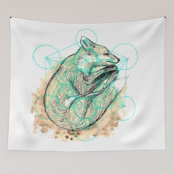 Item preview, Sleeping fox designed and sold by Freja Friborg.