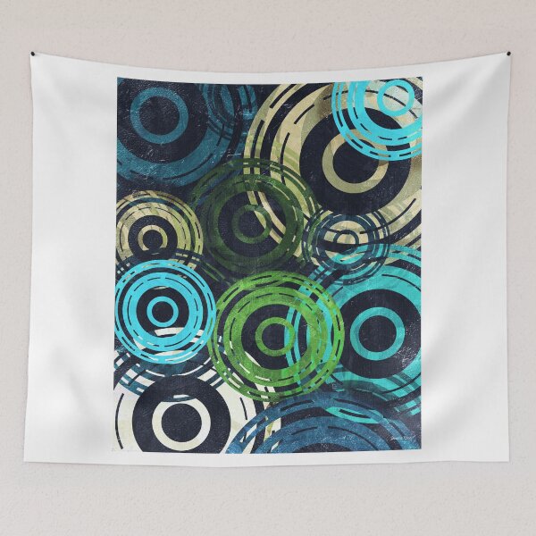 Item preview, Concentric Intensity - Blue designed and sold by dahlymama.