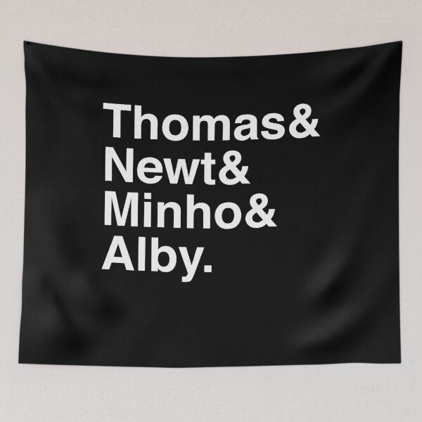 Item preview, Thomas & Newt & Minho & Alby. (inverse) designed and sold by Kitmagic.