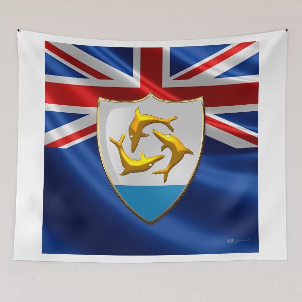 Item preview, Anguilla - Coat of Arms  designed and sold by Serge Averbukh Art Studio.