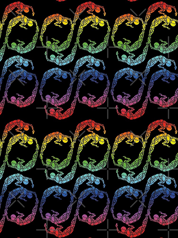 Thumbnail 3 of 3, Scarf, Pride Infinity Pattern designed and sold by danceink.
