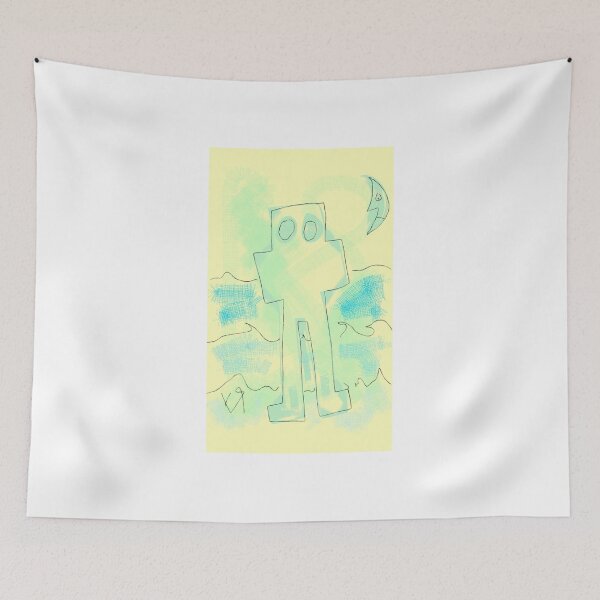 Item preview, "Robot Ghost Takes a Walk by the Ocean" by Richard F. Yates designed and sold by richardfyates.
