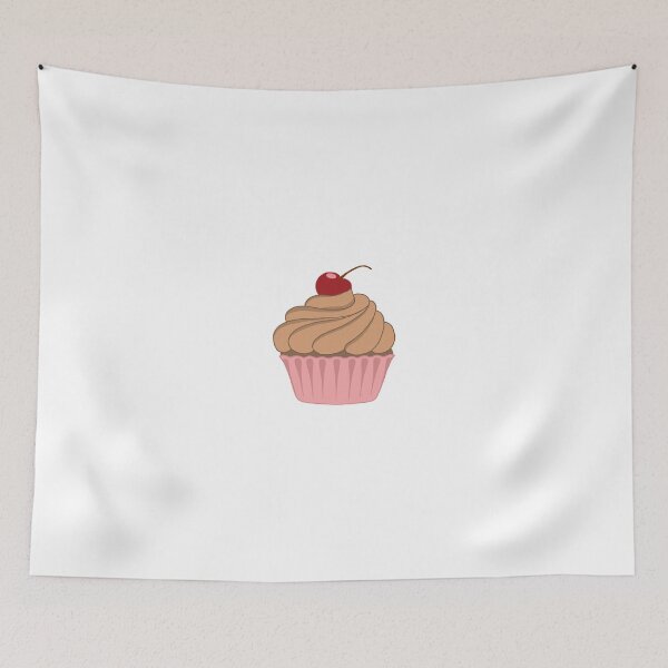 Item preview, Chocolate Brown and Pink Cupcake designed and sold by BeachBumFamily.