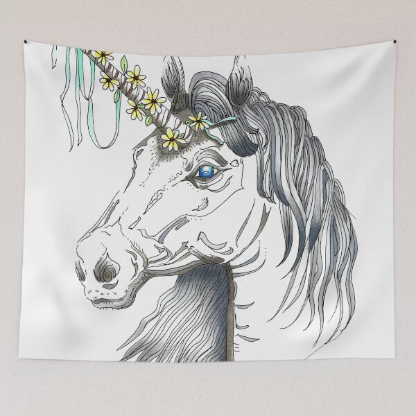 Aperçu de l'œuvre "Unicorn Dream" créée et vendue par Winterberry Farm Studio.